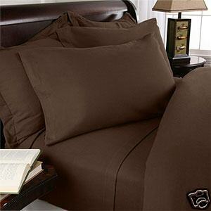 1200TC 8PC Bed in a Bag with Down Alternative Comforter (Style: Solid)