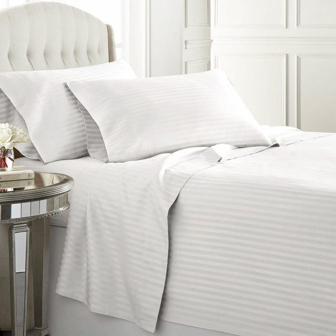 1000 Thread Count 100% Egyptian Cotton Sheet Sets (Style: Stripe)