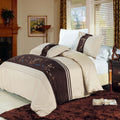 Celeste Embroidered 100% Cotton 3-Piece Duvet Cover Set