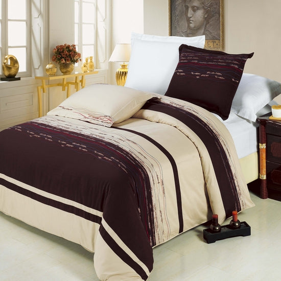 Clarice Embroidered 100% Cotton 3-Piece Duvet Cover Set
