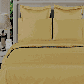 4PC Bamboo Gold Comforter Cover Set