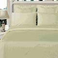 4PC Bamboo Ivory Comforter Cover Set