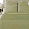 4PC Bamboo Linen (Tan) Comforter Cover Set