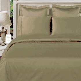 4PC Bamboo Sage (Green) Comforter Cover Set