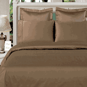 4PC Bamboo Taupe Comforter Cover Set