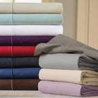 600 Thread Count Attached Waterbed Sheet Sets (Style: Solid)
