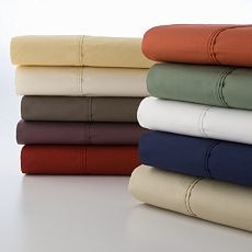 600TC 8PC Bed in a Bag with Down Alternative Comforter (Style: Solid)