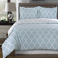 Meridian Blue 100% Egyptian Cotton Duvet Cover Set