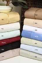 Luxurious Brushed Microfiber Bed Duvet Cover Sets (Size :Full, Style: Solid)