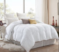 LUXURIOUS Goose Down Alternative Comforter, 600 Thread Count EGYPTIAN COTTON Cover, 750 Fill Power