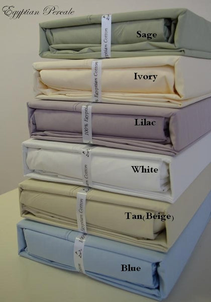 PERCALE 300 Thread Count Duvet Sets (Style: Solid)