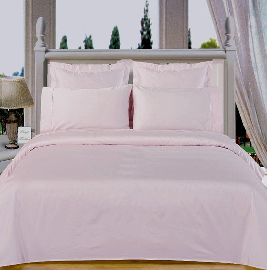 White Solid Down Alternative 4-pc Comforter Set,100% Egyptian cotton, 550 Thread count